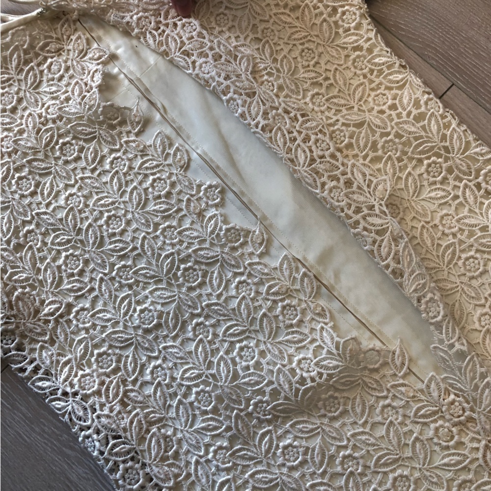 Handmade Ivory Lace Detailed Dress - Picture 10 of 13